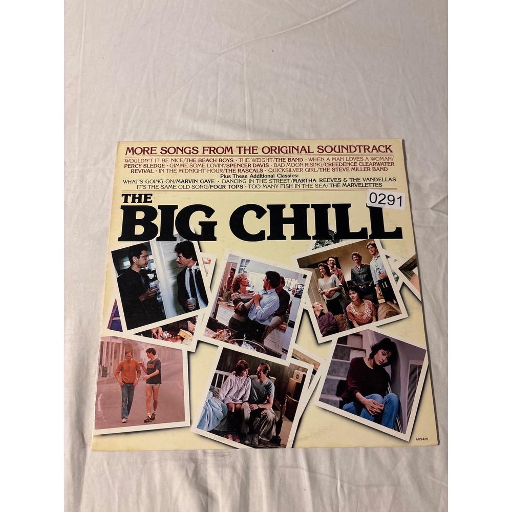 Motown The Big Chill Soundtrack Vinyl LP 12" Black Good 1984 6094ML Movie OST